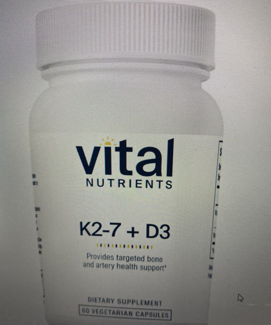 K2-7 & D3    60 Capsules